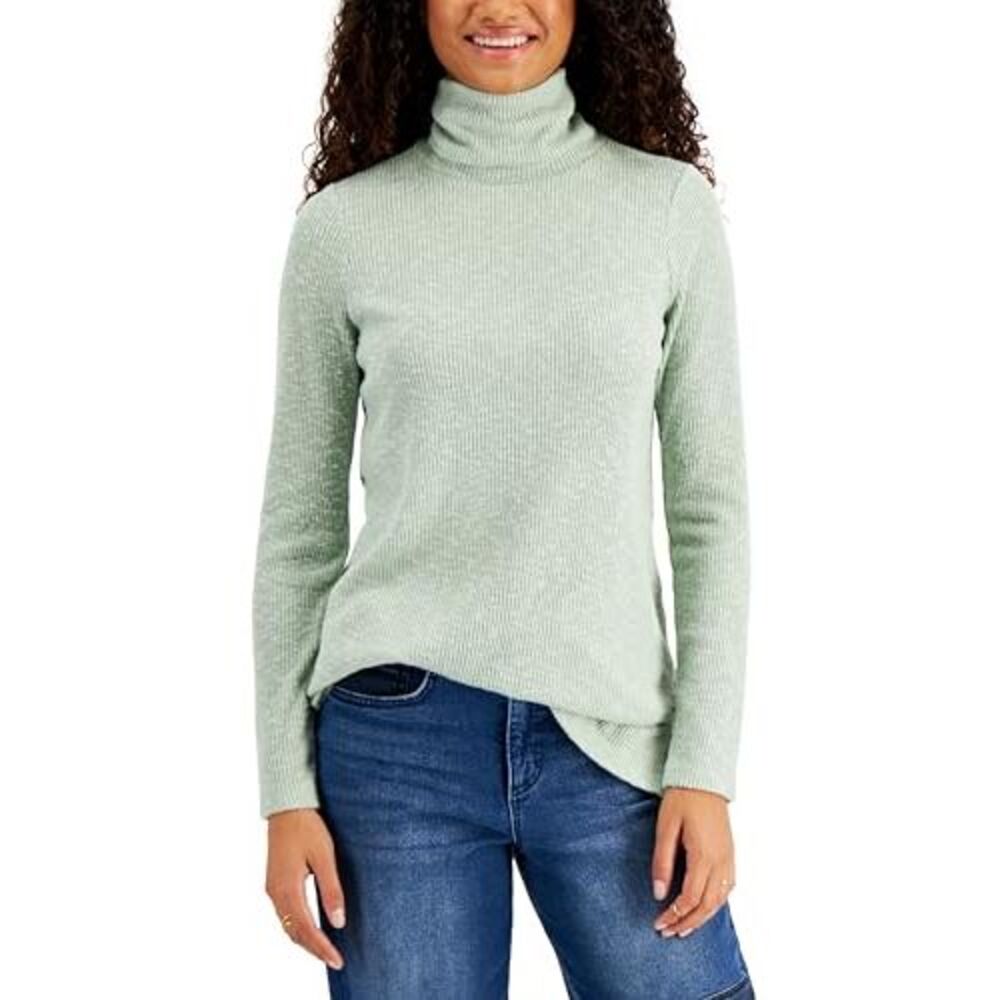 Style & Co Rib Knit Tunic Top - Picture 2 of 4